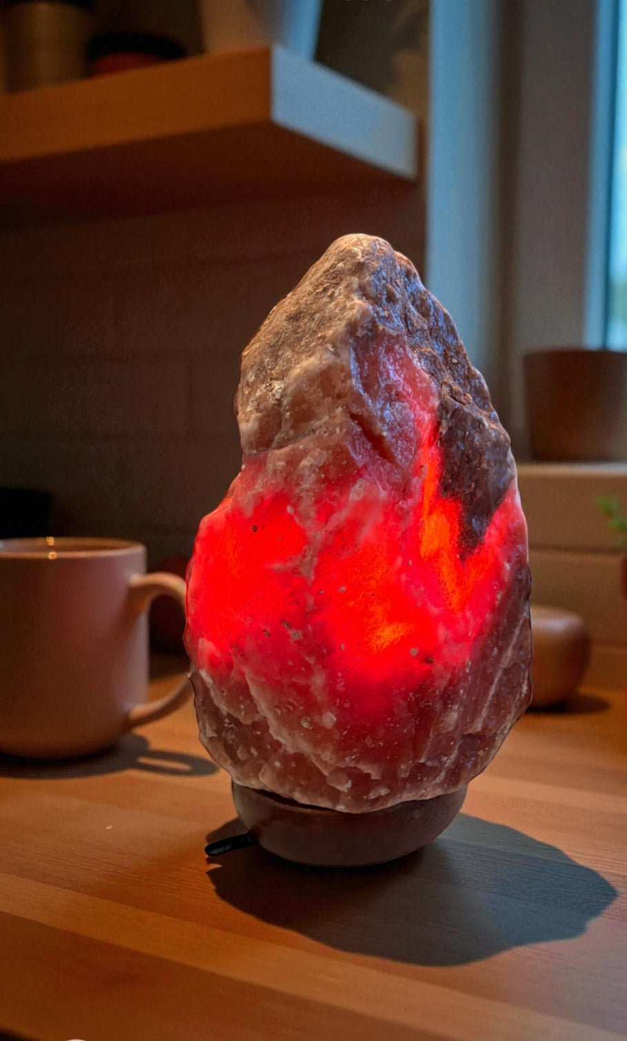 Natural Red Salt Lamp