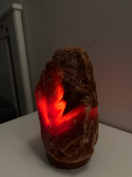 Natural Red Salt Lamp