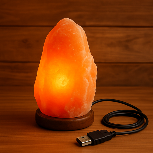 Natural USB Salt Lamp