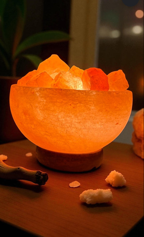 Fire Bowl Salt Lamp