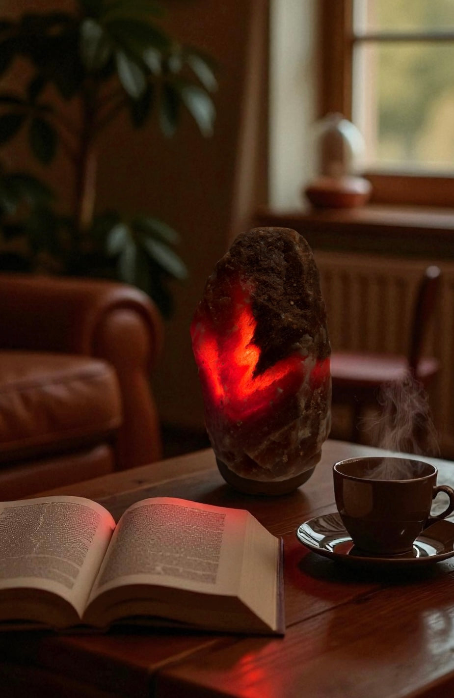 Natural Red Salt Lamp