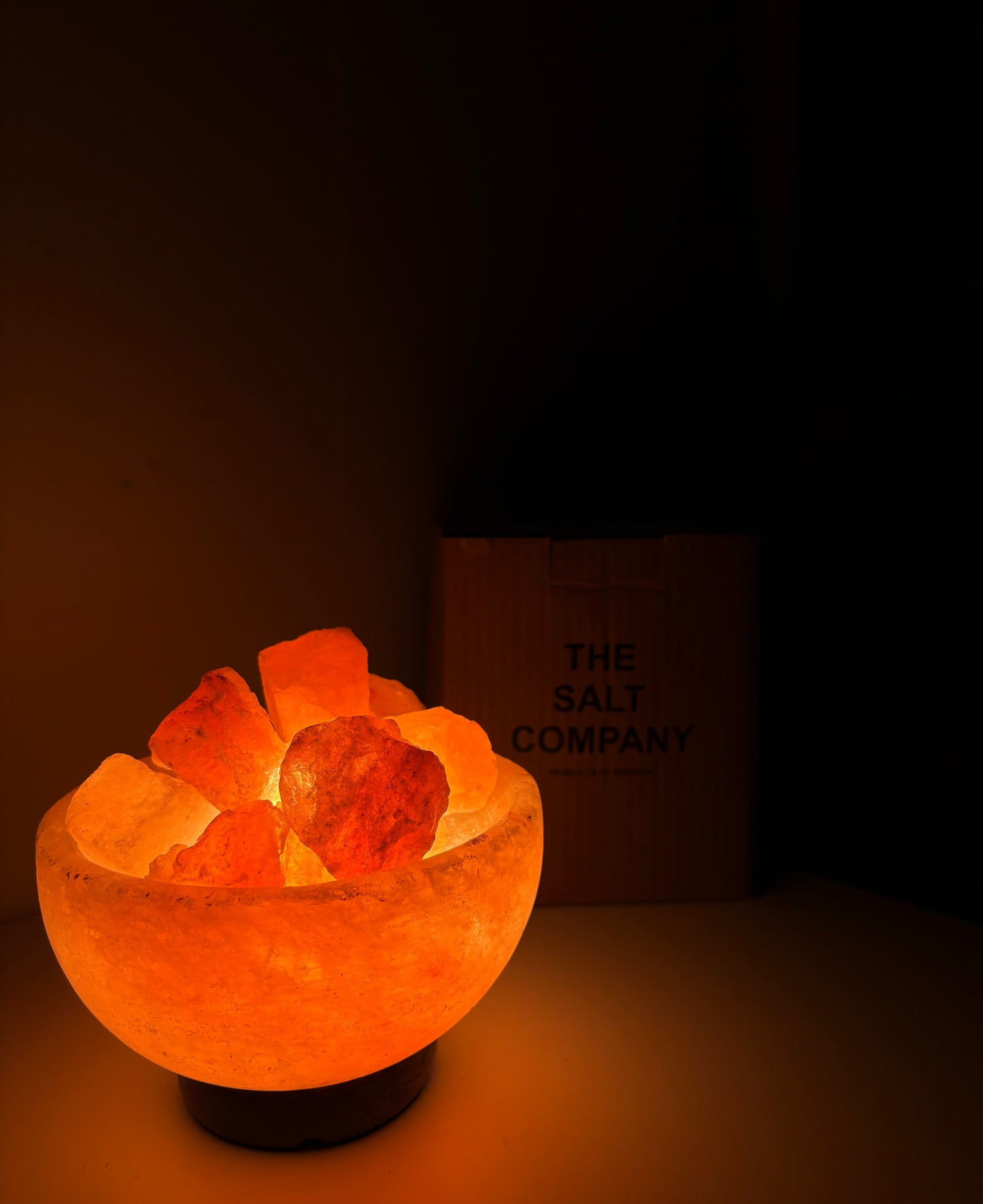 Fire Bowl Salt Lamp