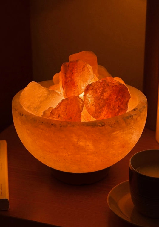 Fire Bowl Salt Lamp