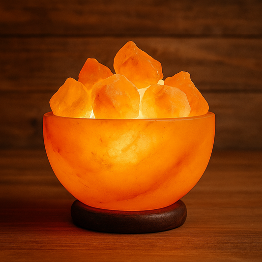 Fire Bowl Salt Lamp